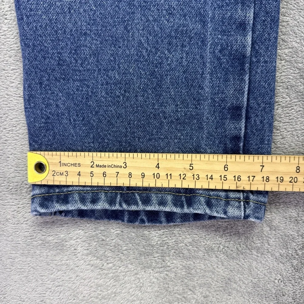 Wrangler Jeans Boys‎ Size 12 Slim Blue Straight Leg Denim Adjustable Waist